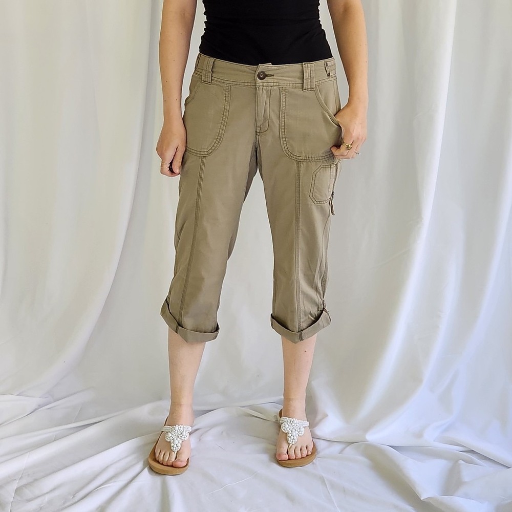 Eddie Bauer Blakely Fit‎ Green Capri Pants